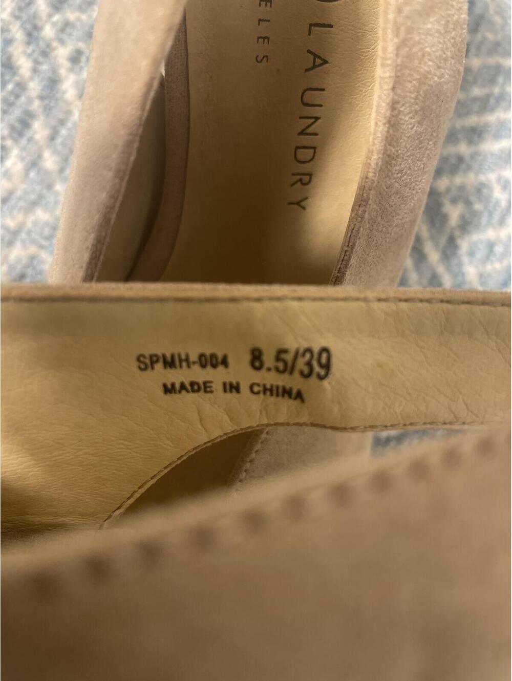 Chinese Laundry Womens Suede Peep Heels Size 8.5 Wedding Beige Tan Sexy Boho - Picture 2 of 6